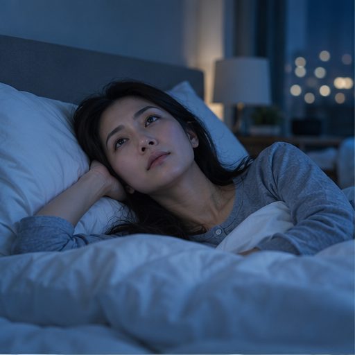 難以入睡情境示意
