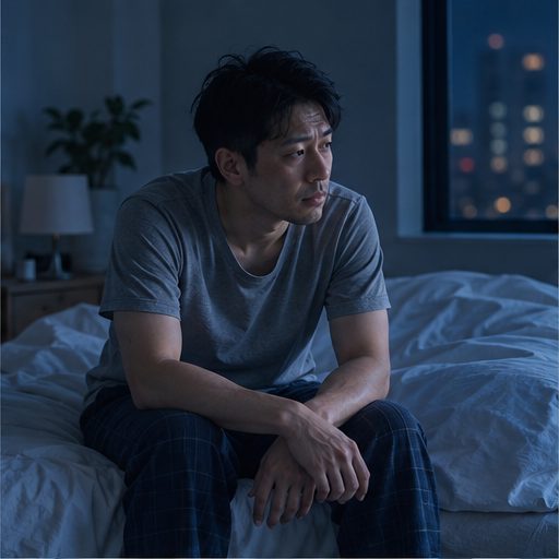 半夜醒來情境示意